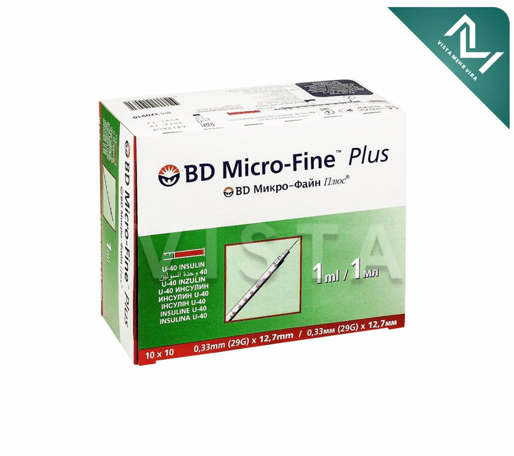 سرنگ انسولین بی دی آمریکایی 1 سی سی