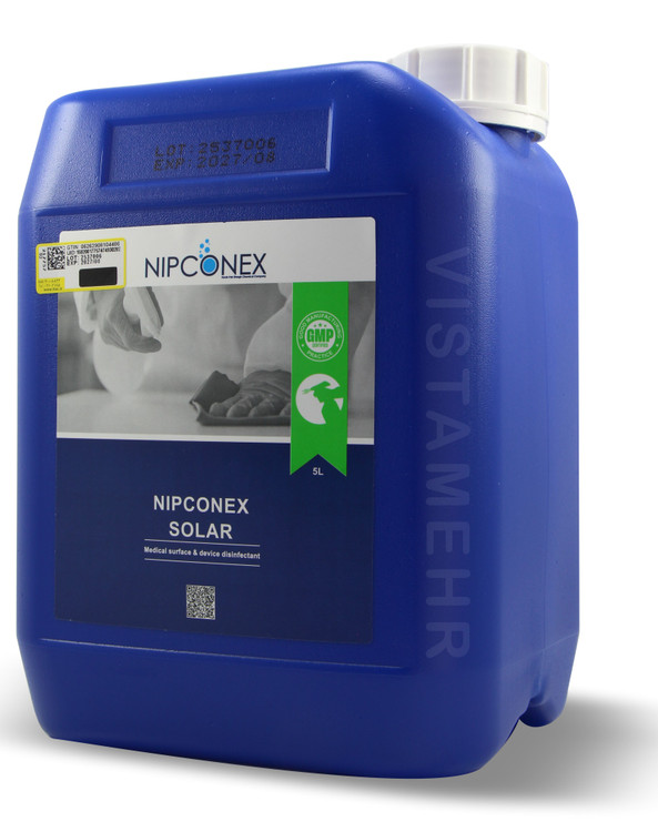 محلول ضدعفونی کننده سطوح و تجهیزات ۵ لیتری نیپکونکس سولار Nipconex Solar 5L