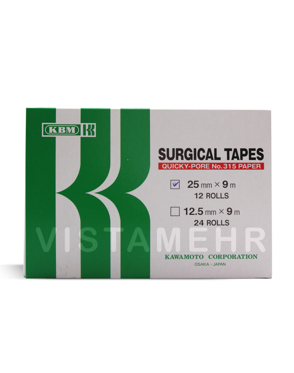 چسب ضد حساسیت کی بی ام KBM سایز ۲.۵×۹ سانتیمتر برای پانسمان و پوست حساس