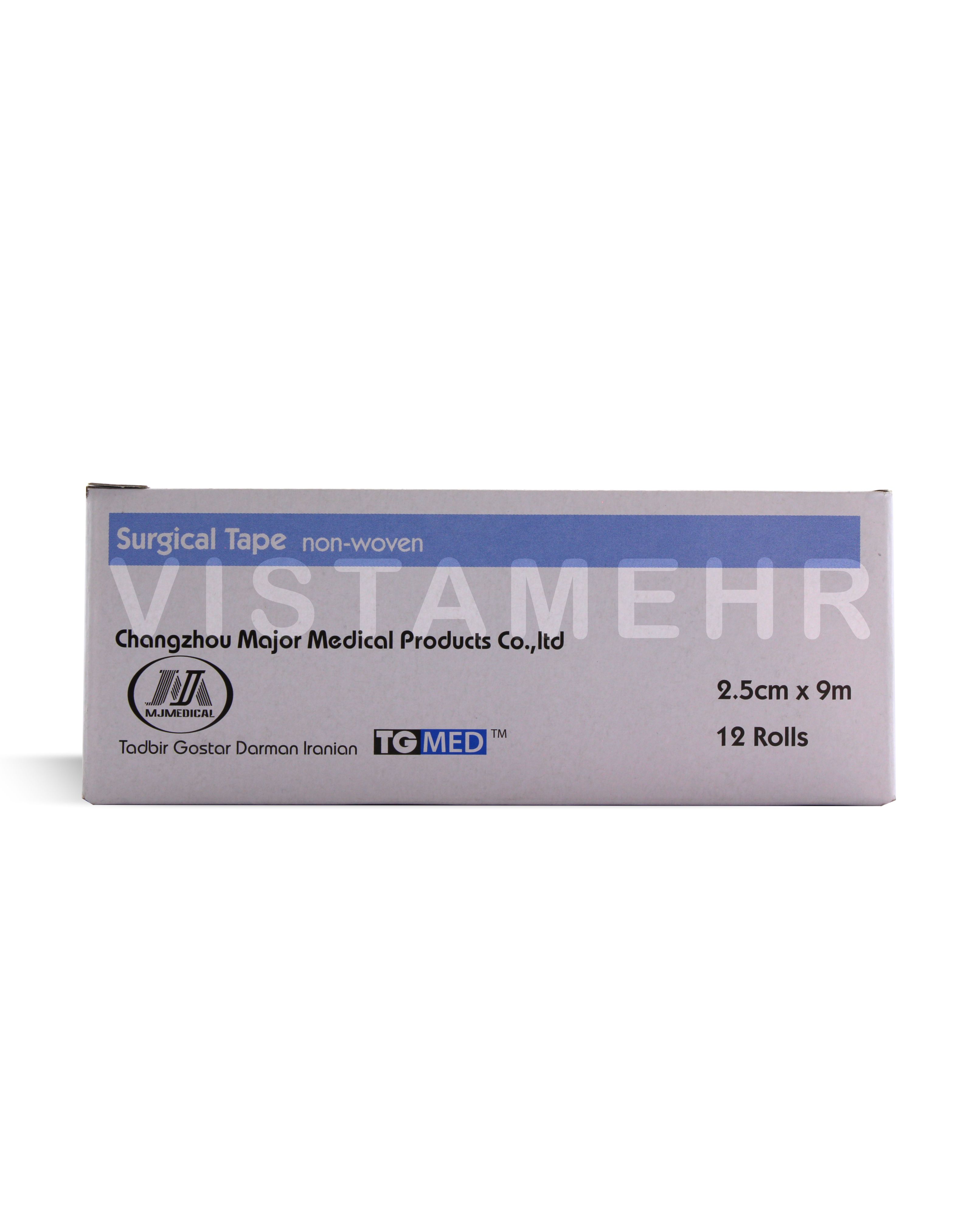 چسب ضد حساسیت TG MED عرض ۲.۵ سانتی‌متر TG MED Tape 2.5cm