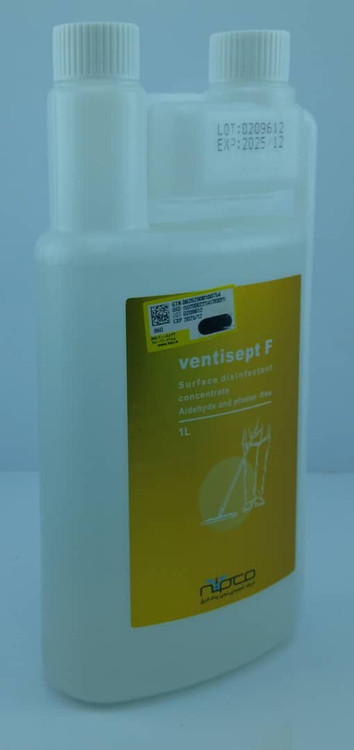 محلول ونتی سپت F غلیظ (کنستانتره) ضد عفونی کننده سطوح یک لیتری