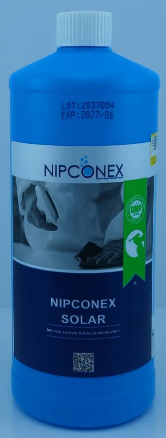 محلول ضد عفونی کننده سطوح و تجهیزات یک لیتری نیپکونکس سولار