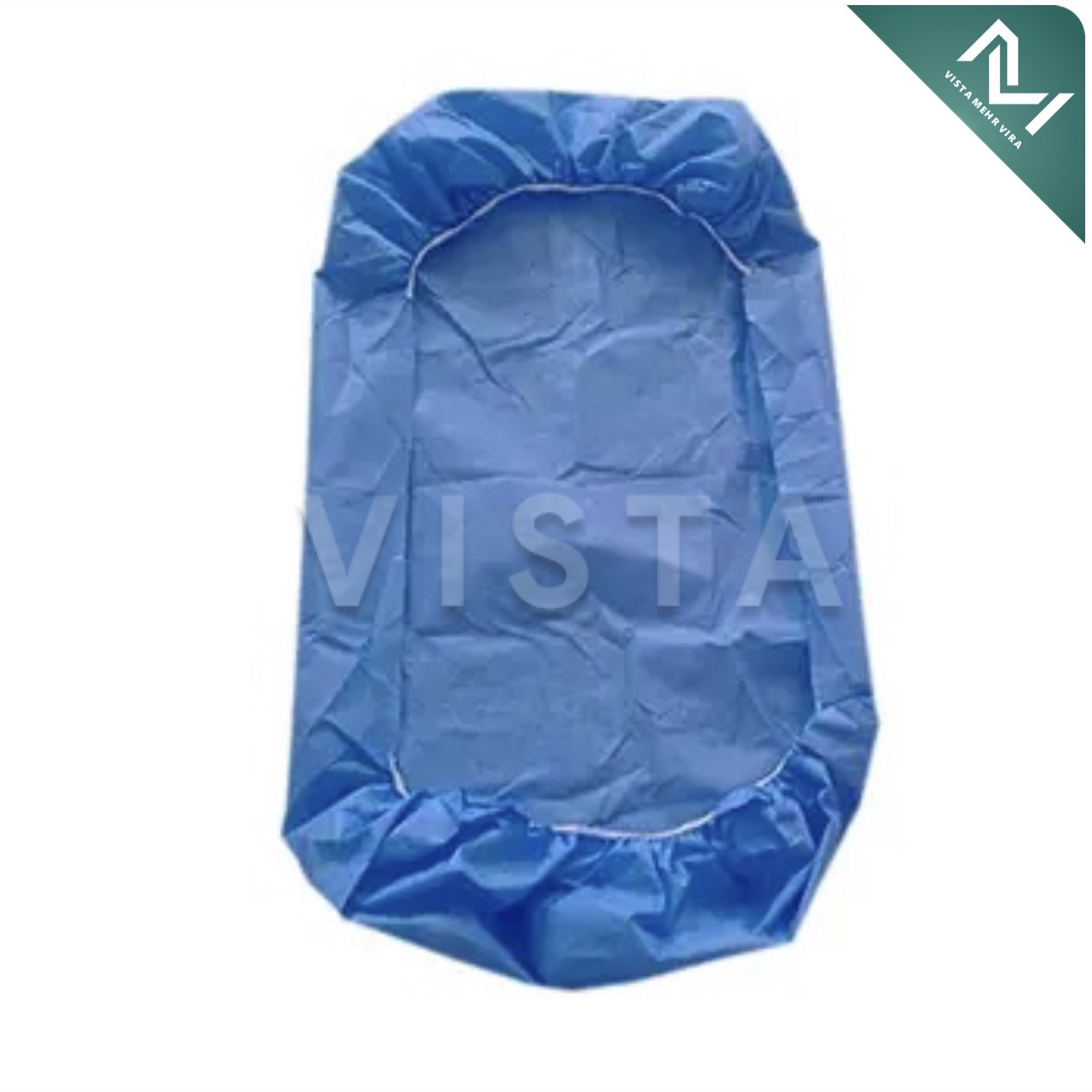 ملحفه کشدار آبی 25 گرم 80*220