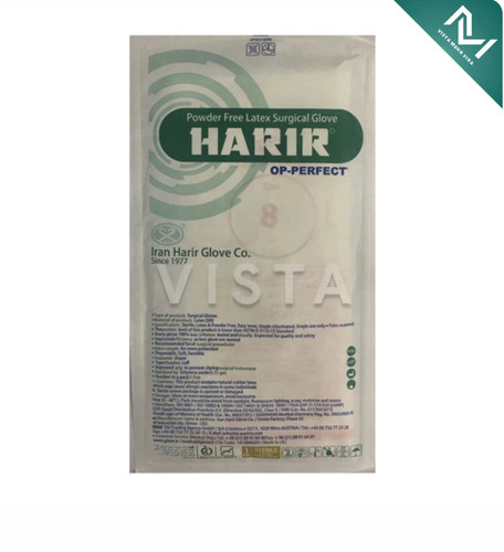 دستکش استریل جراحی بدون پودر اوپی پرفکت سایز 8