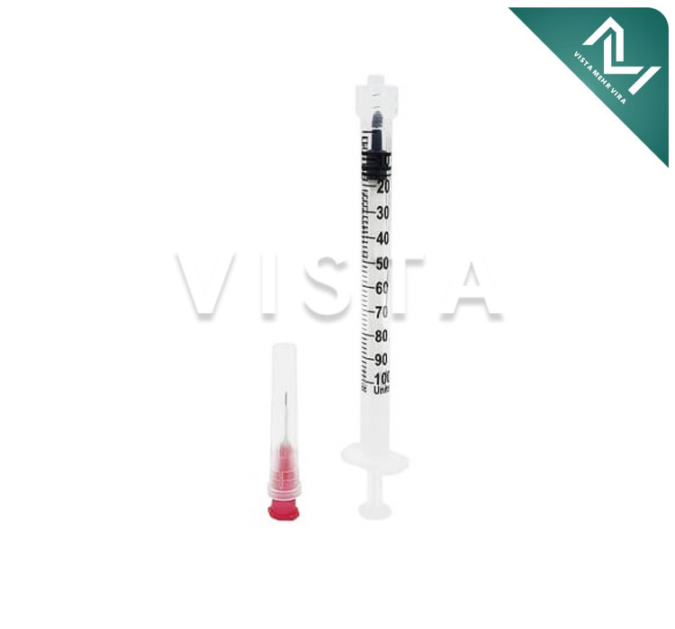 سرنگ انسولین پیچی1 سی سی حلما G29